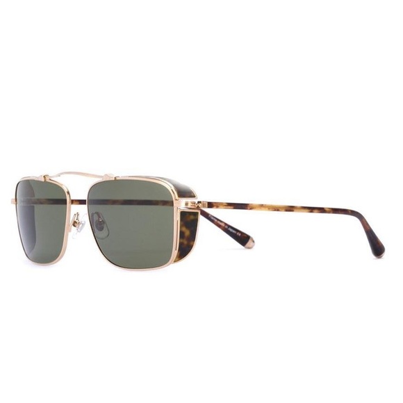 Matsuda Sunglasses Unisex Aviator M3047 Gold Tone -NEW - Picture 1 of 10